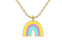 The Promise Enamel Rainbow Necklace