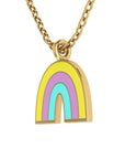 The Promise Enamel Rainbow Necklace