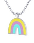 The Promise Enamel Rainbow Necklace