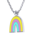 The Promise Enamel Rainbow Necklace