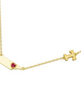 The Ruby Falls Necklace